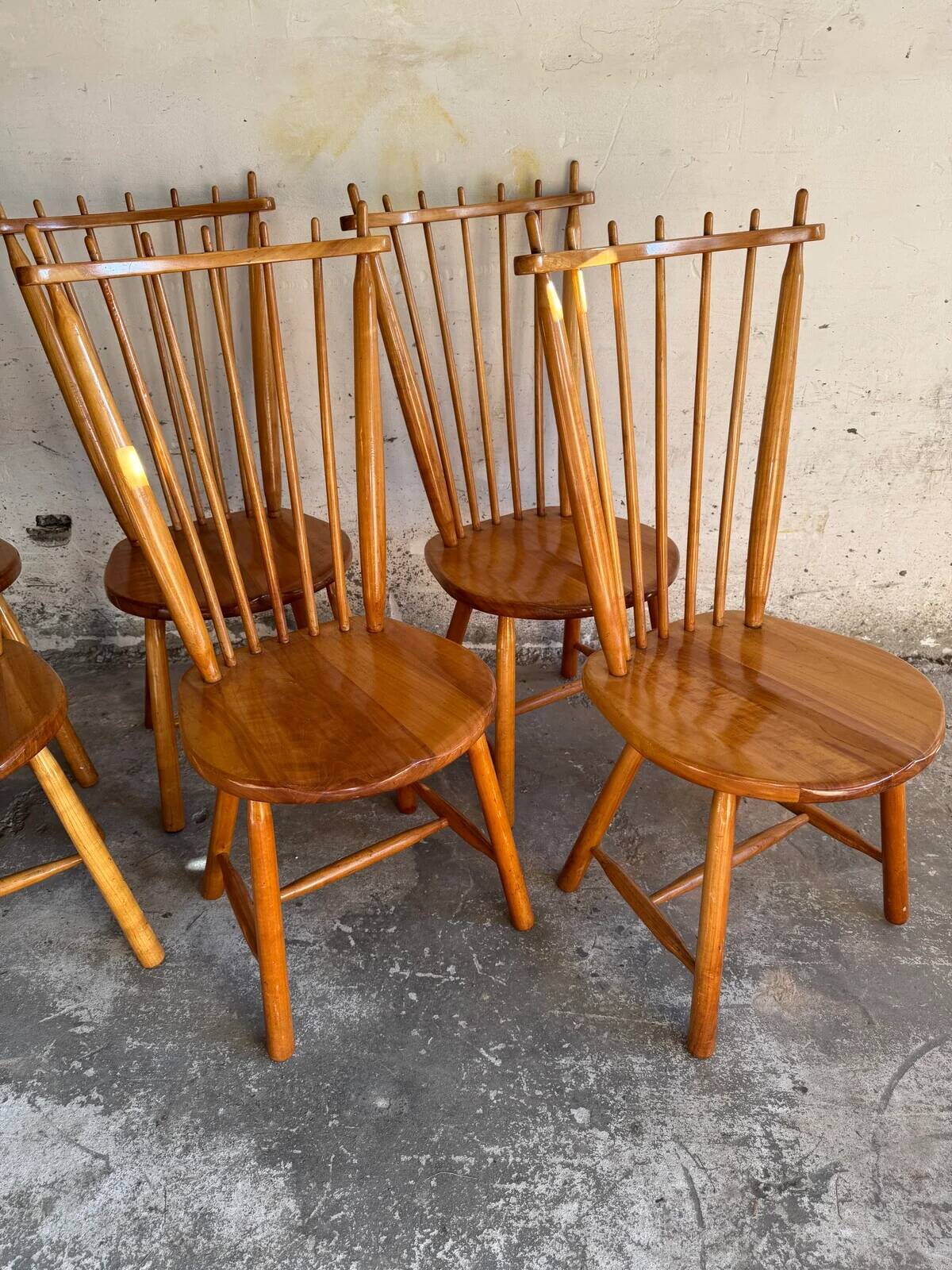 Ensemble de 6 chaises De Ster Gelderland (années 1960)