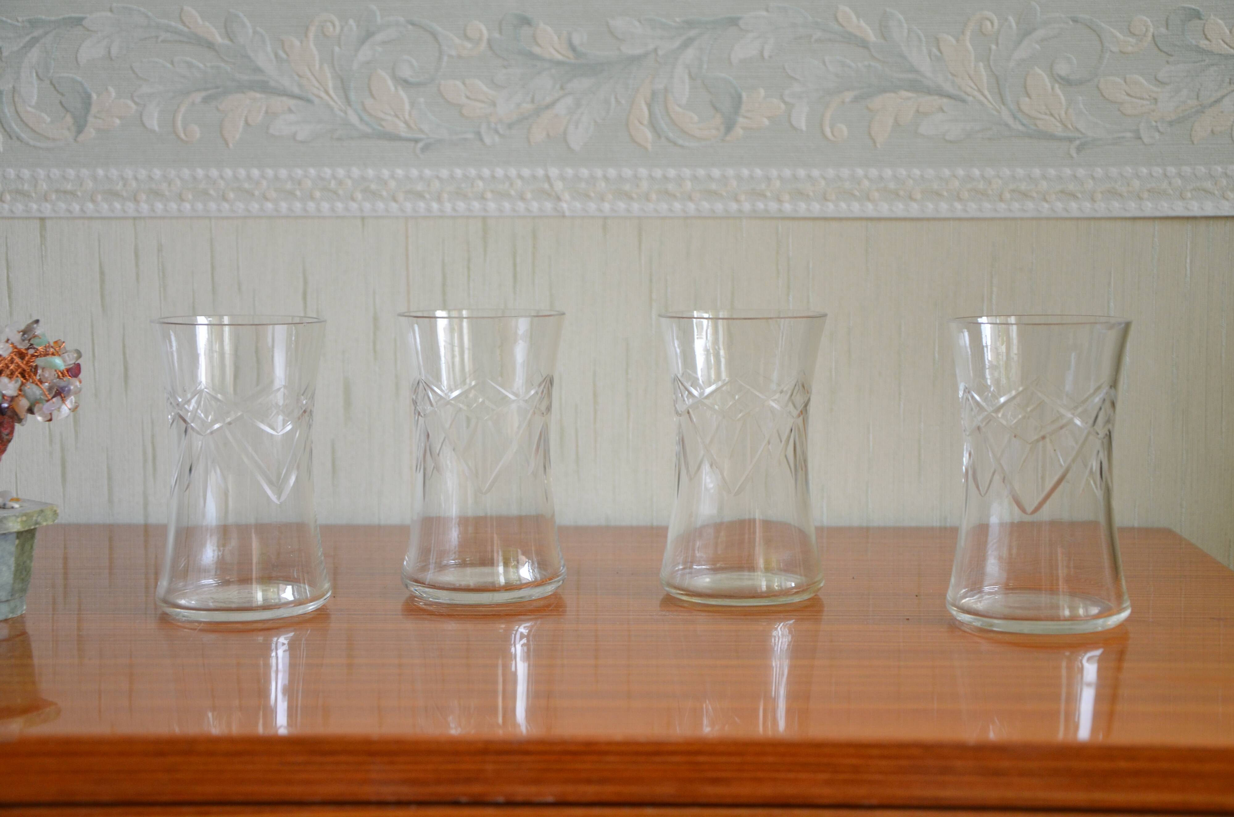 Set of 4 Czechoslovakia glasses