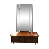 Vintage dressing table 1960 triptych