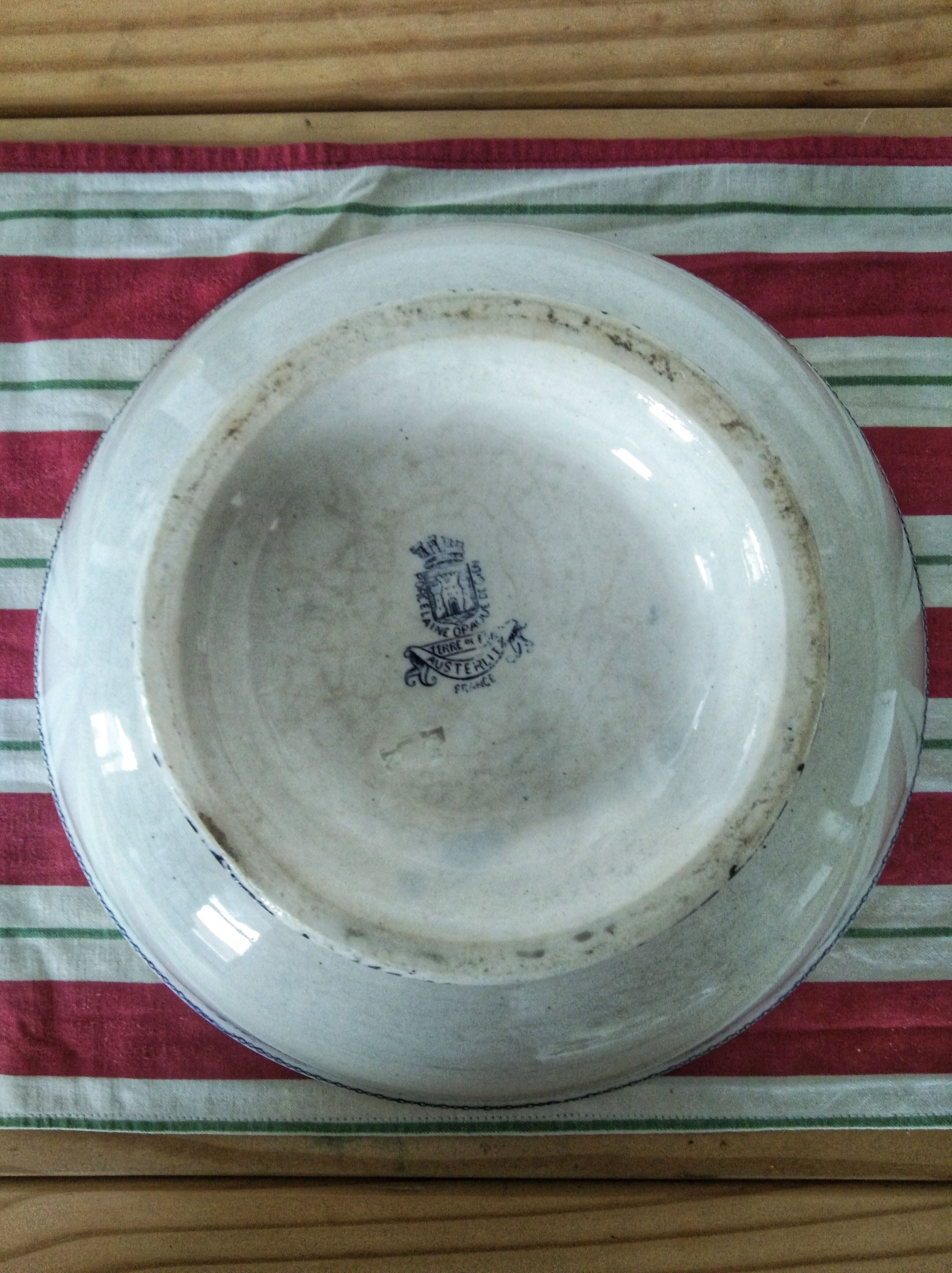 Ancient salad bowl Iron Land Austerlitz