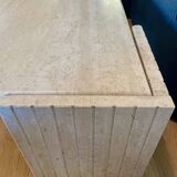 Roche Bobois “eye” travertine table