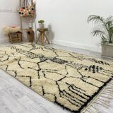 Handmade wool Berber rug 278 X 150 CM