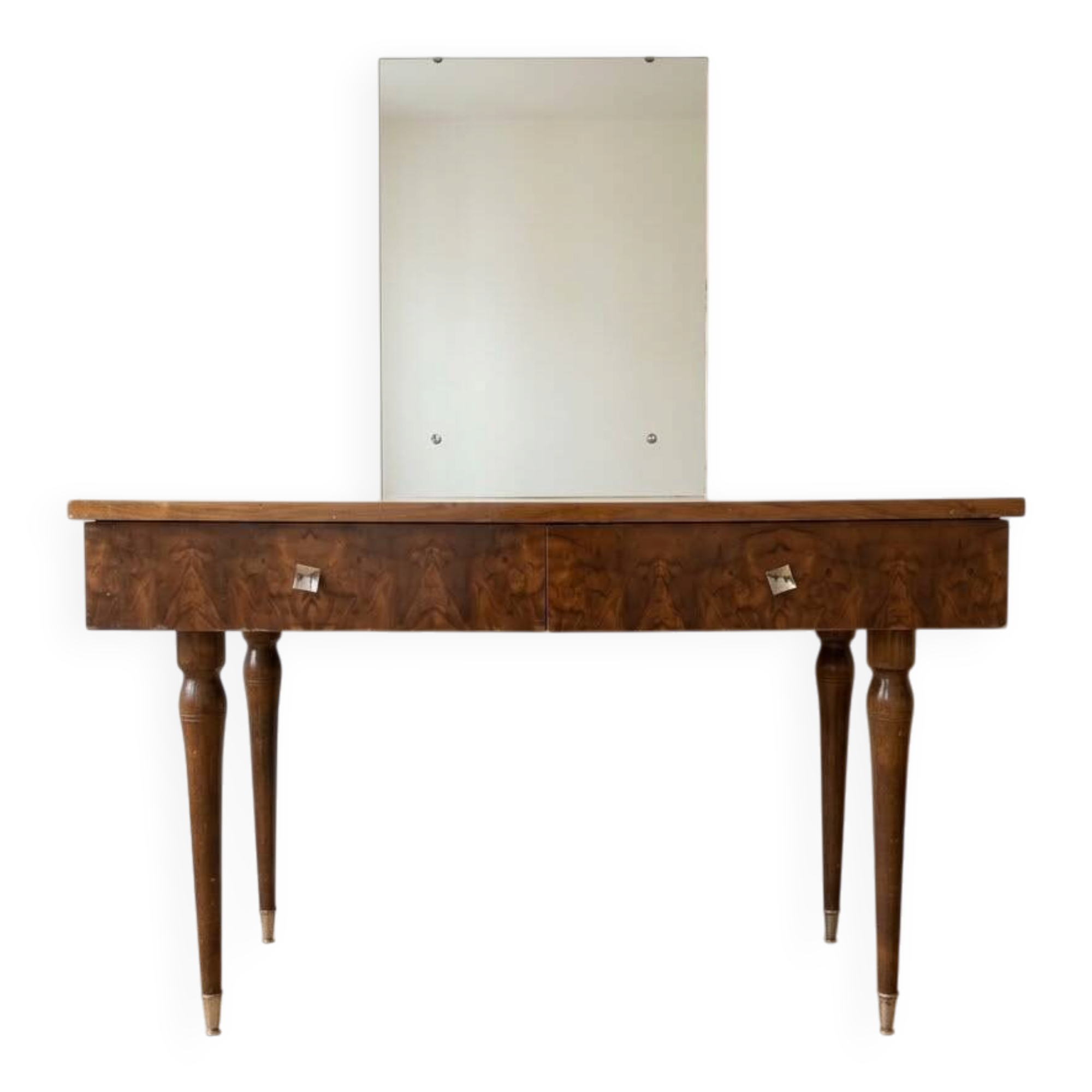 Vintage 1950s hairdresser in formica and wood.