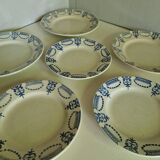 Set of 6 Moulin des Loups Colonial Model Plates