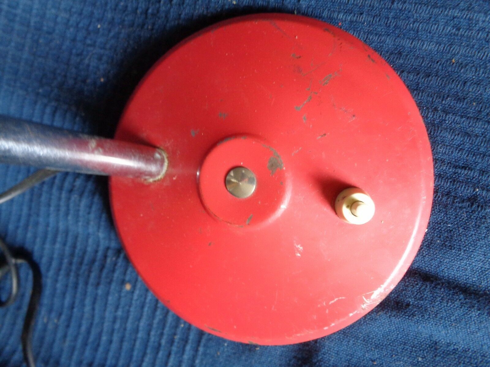 Vintage office lamp red design flexible old industrial art