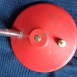 Lampe de bureau vintage design rouge articule souple ancien industriel