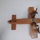 Vintage twin-engine aircraft in solid beech - Moulin Roty (1990s)