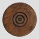 Vintage Brutalist low oak Stool, Belgium 1960s