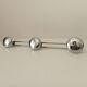 Vintage chrome wall coat rack from the 70s