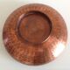 Cut empty copper pocket hammered by Wall / vintage 60s-70s