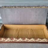 Authentic old fireplace bench chest bench in very good condition