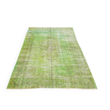 Green Vintage Turkish Rug sku v711
