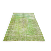 Green Vintage Turkish Rug sku v711
