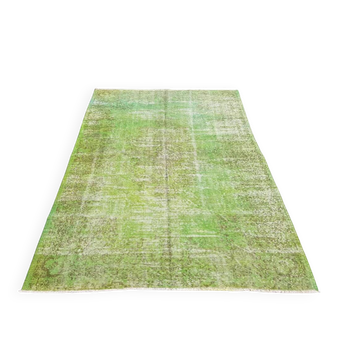 Tapis turc vintage vert sku v711