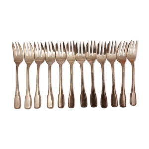Set de 12 fourchettes à huitres