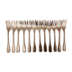Set of 12 ercuis oyster forks in silver metal