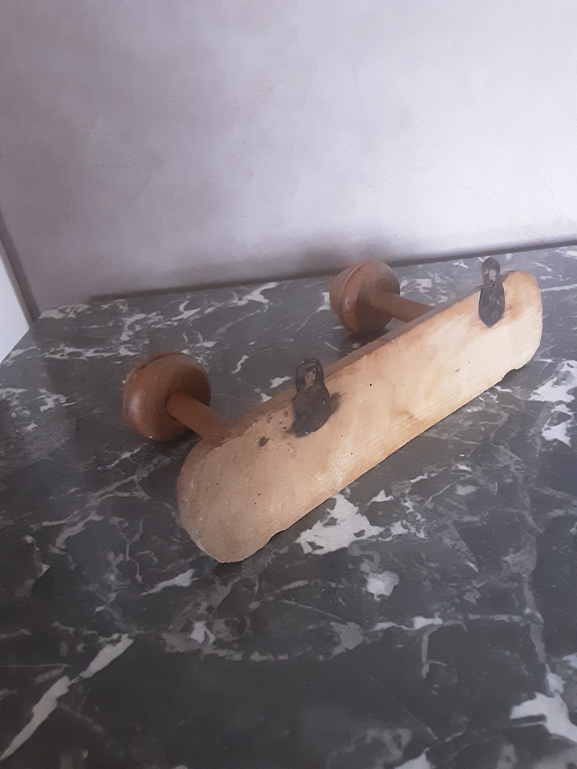 Vintage wall coat rack