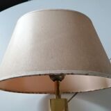 Marble foot lamp and gold metal