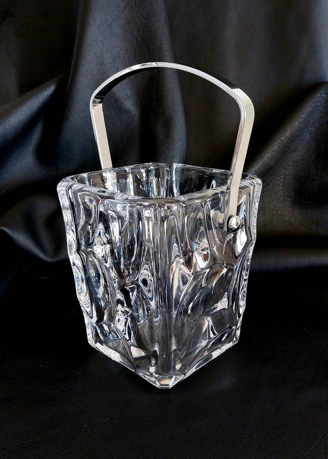 Vintage Crystal Ice Bucket