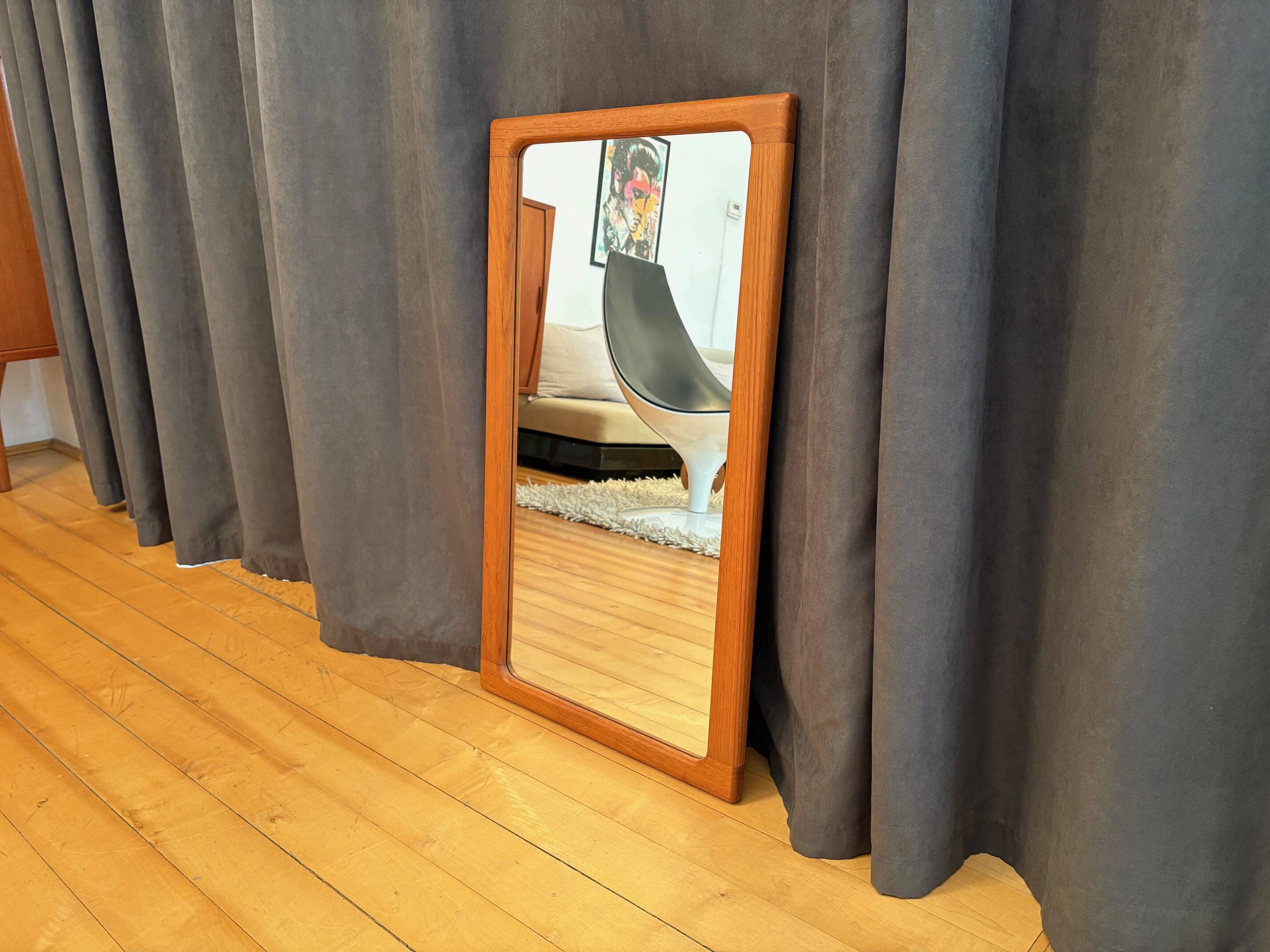 Teak Mirror 248, Silkeborg, Denmark, 1960s