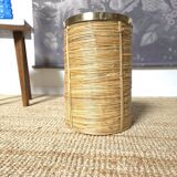 1970 Rattan basket Gabriella Crespi style