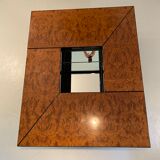 Table basse-bar en loupe d'orme de Paul Michel, 1970