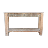 Old console in carved wood