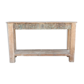 Old console in carved wood