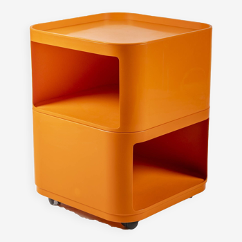 Orange Componibilli by Anna Castelli Ferrieri for Kartell