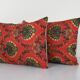 Set of 2 vintage Turkish cushion covers 43x61 cm