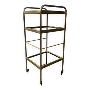 Petite desserte roulante - laiton
