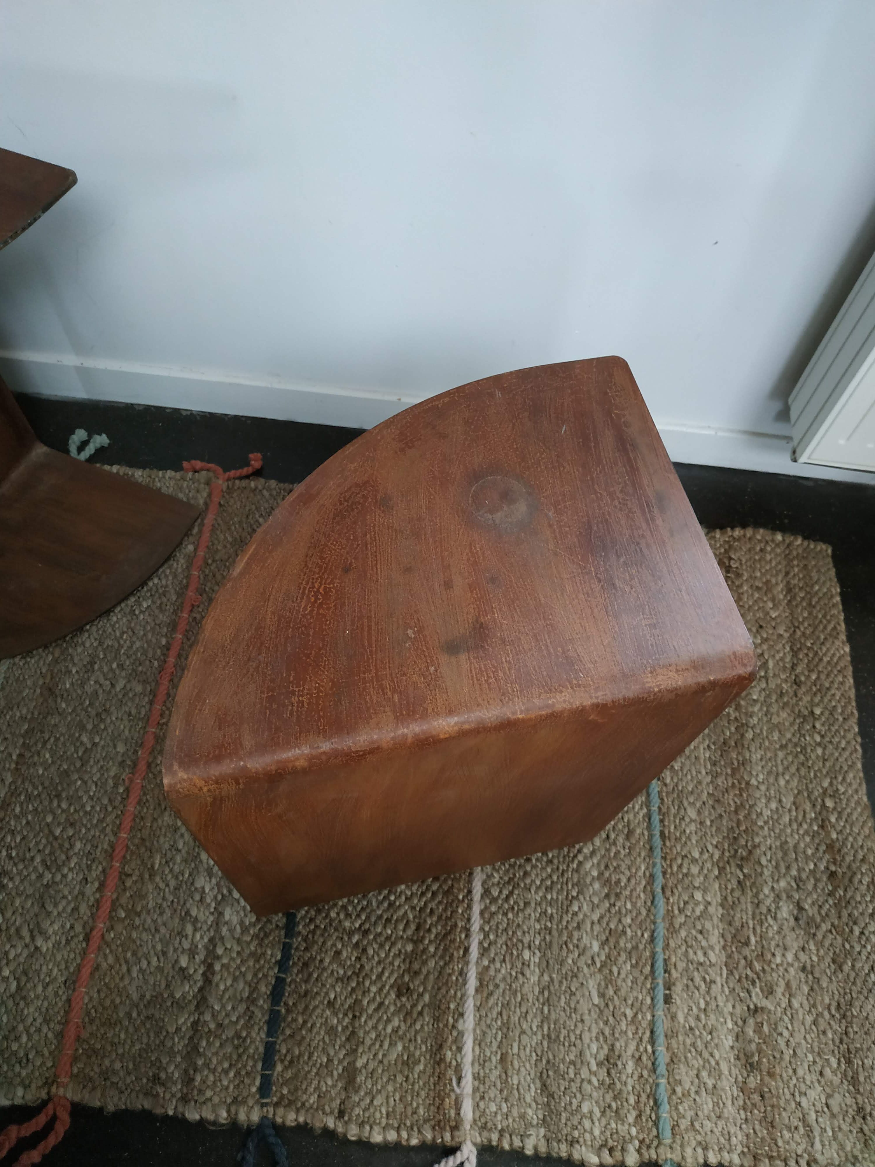 Pair of steel bedsides