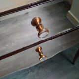 Vintage mirror pink dresser years 50