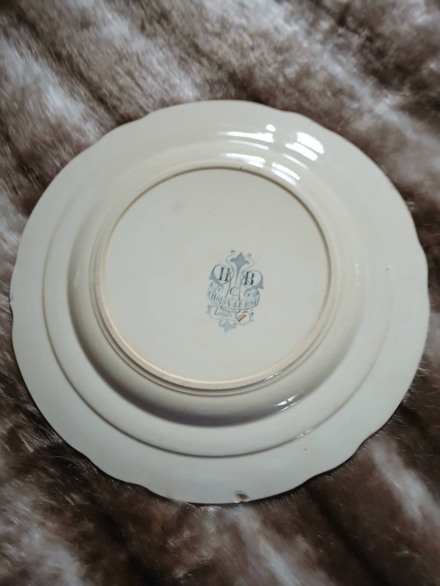 10 antique flat plates "Louis XIII" Choisy le Roi
