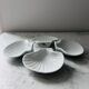 Set of 4 shell-shaped bowls