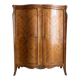 Louis XV wardrobe in floral marquetry and bronze.