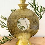 Moroccan terracotta candle holder