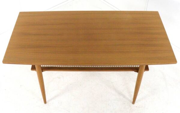 Table basse en opale 'Dedelstorf' - moderne du milieu du siècle - vintage
