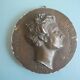 plaster medallion Louvre Museum 19th century Emile Deschamps David Angers 1829 medal