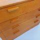 Vintage pine chest of drawers from the 1970s.