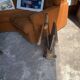 Brutalist magazine rack