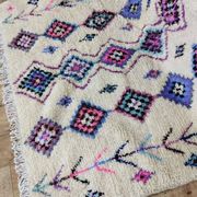Handmade moroccan berber rug 217 x 117 cm