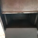 Clamshell cabinet