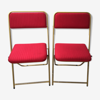 Duo of Lafuma folding chair