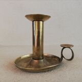 Brass hand candle holder