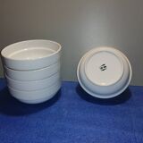 White ceramic rice bowls
