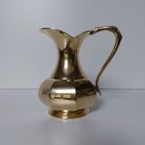 Brass octagonal pitcher vase
