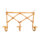 Vintage rattan wicker coat rack