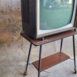 Vintage television & its furniture