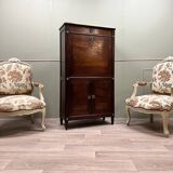 Étienne avril right secretary in mahogany louis xvi period stamped xviii eme century flag